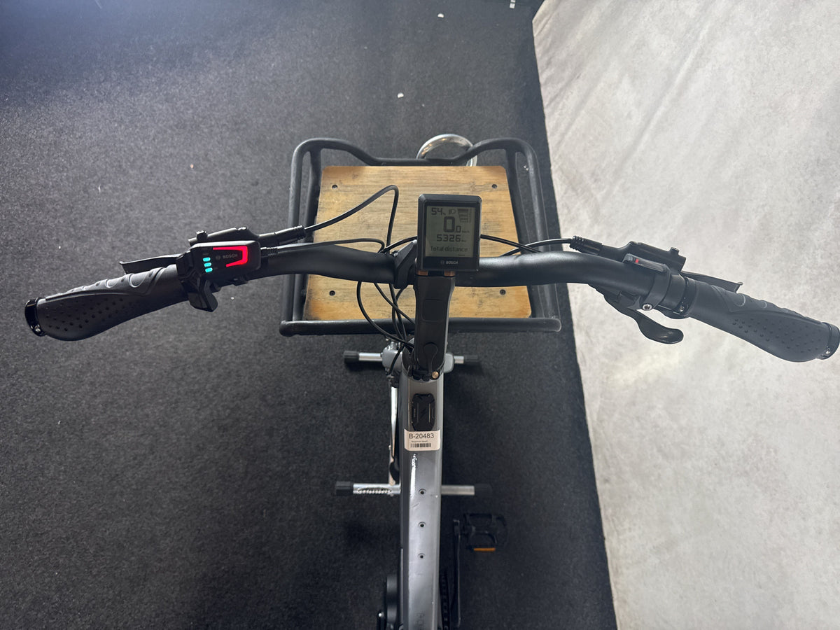 Bergamont Hans-E gebraucht – Cockpit aus Fahrersicht